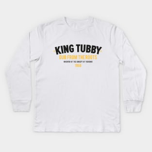 Dub Pioneer: King Tubby - Master of Sound Kids Long Sleeve T-Shirt